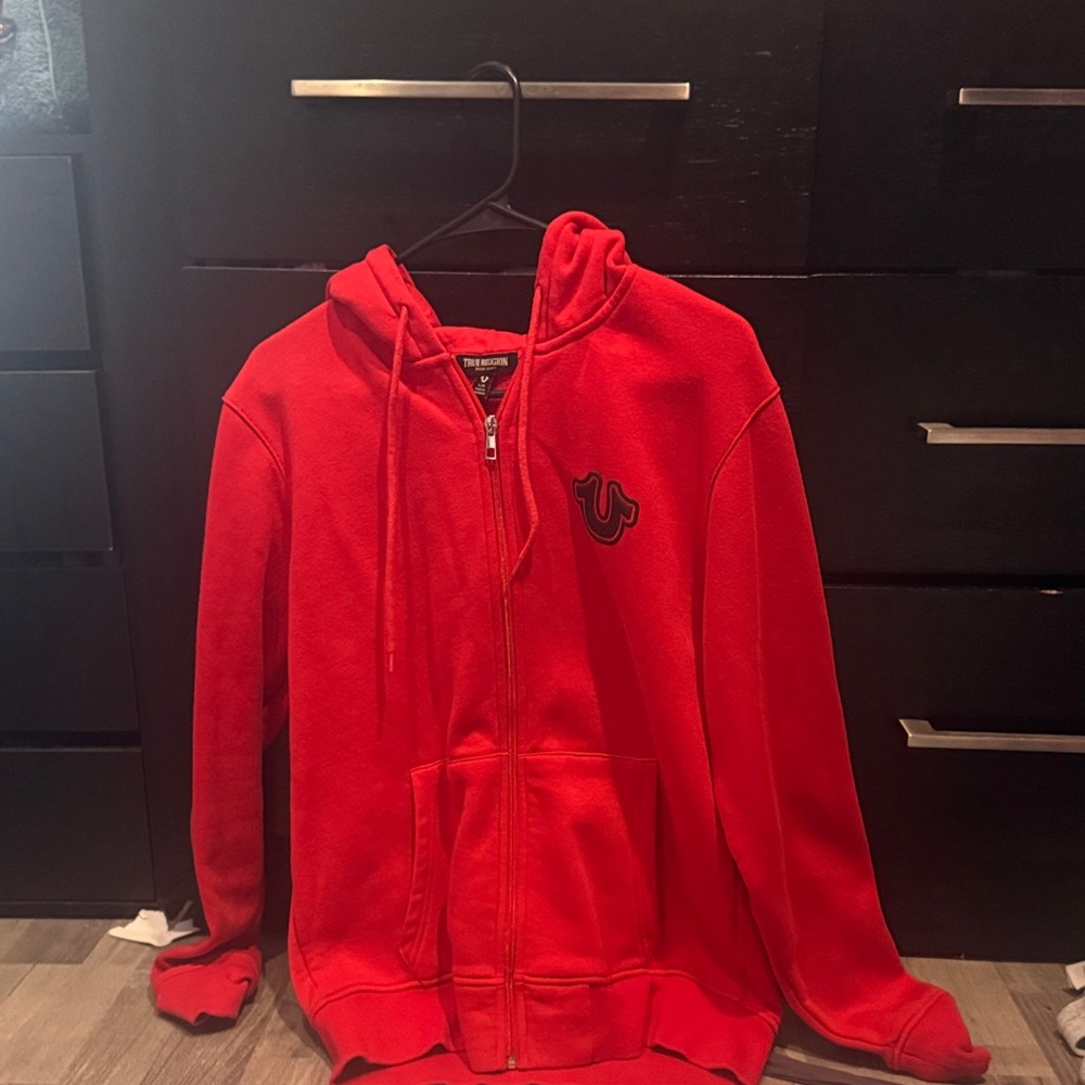 True Religion Scarlet Hoodie with Logo